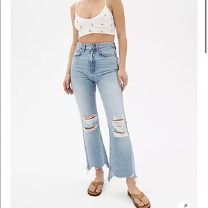 BDG High Waisted Wide leg/flare jeans